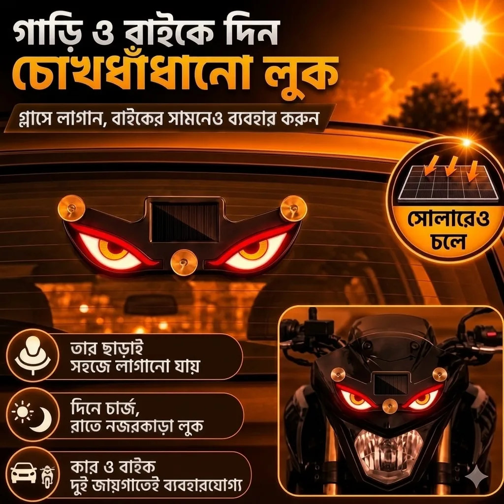Solar Demon Eye Warning Light