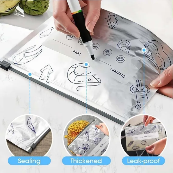 20-Pack Set Aluminum Foil Bag