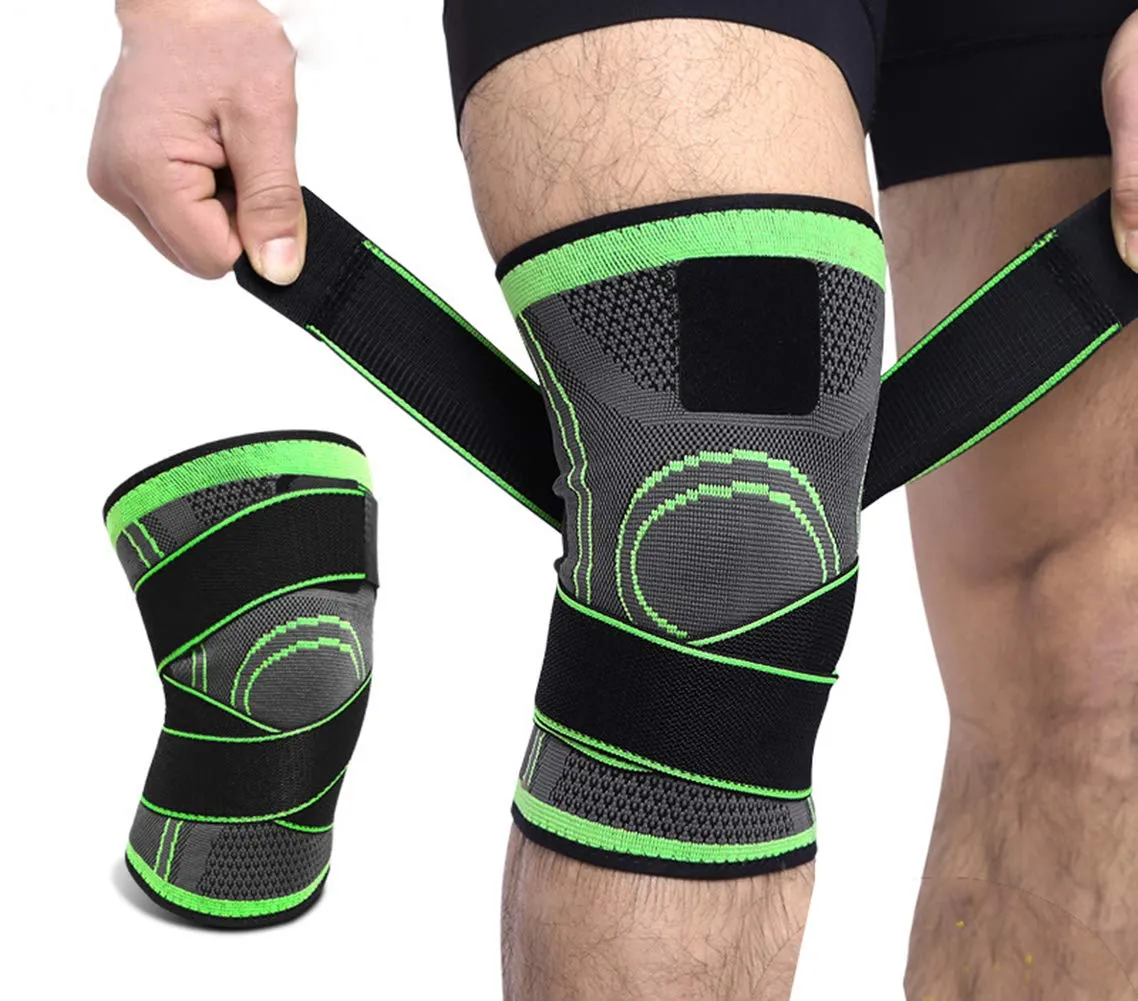 Knee Support Brace Compression Strap Sleeve Sports Protector Ligament adjustable Knee Cap Pad