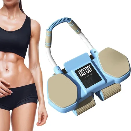 Abdominal 4 Wheel Roller ( Yoga Mats Free)