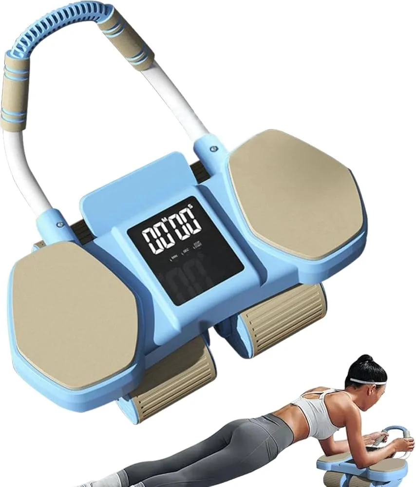 Abdominal 4 Wheel Roller ( Yoga Mats Free)