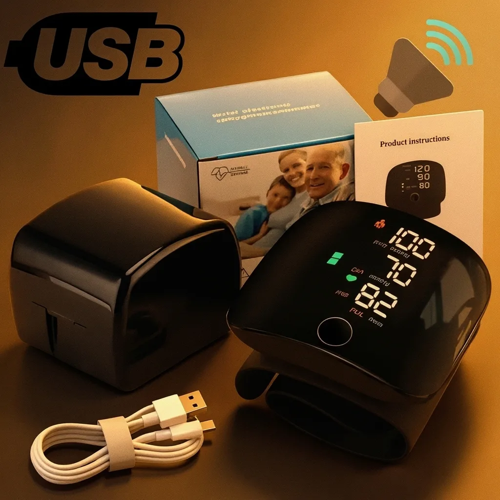 Rechargeable Digital Blood Pressure Monitor