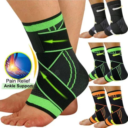 Knee Compression Sleeve with Patella Straps (১ জোড়া ২পিস)