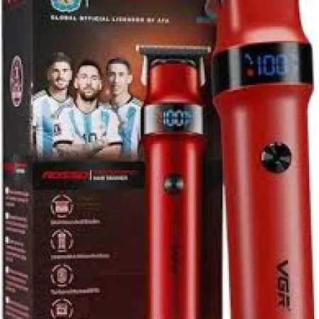 VGR V-987 Rosso Professional Beard and Moustache Trimmer for Men