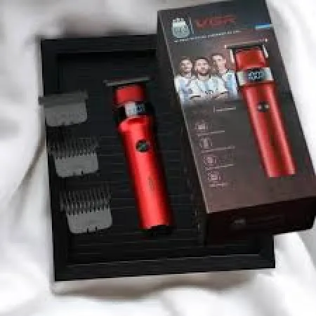 VGR V-987 Rosso Professional Beard and Moustache Trimmer for Men