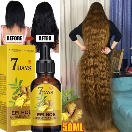 7 Days Ginger Hair Growth